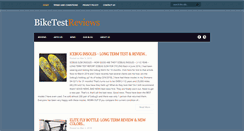 Desktop Screenshot of biketestreviews.com